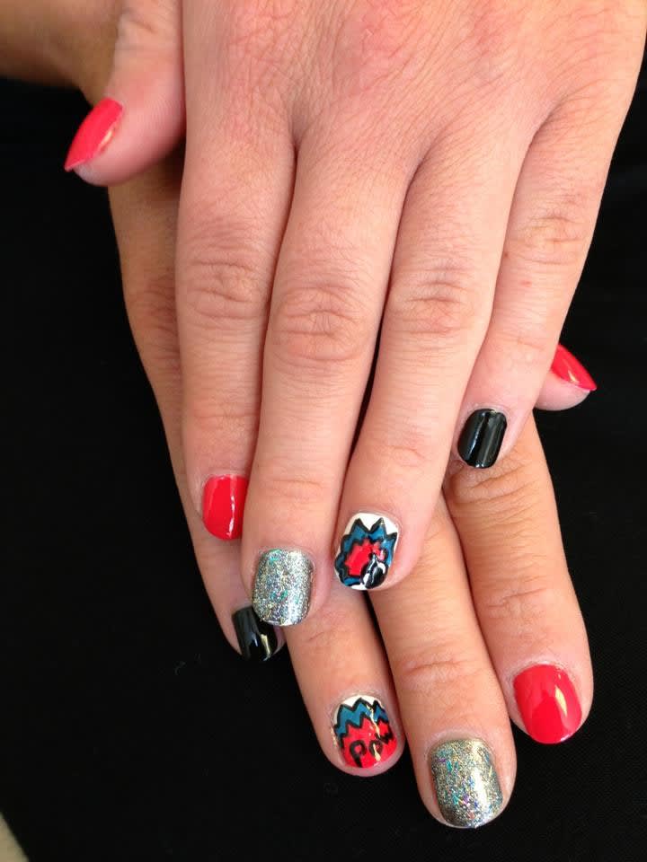 Comic-Con Nails: Comic Book Nail Art for Heroes and Villains