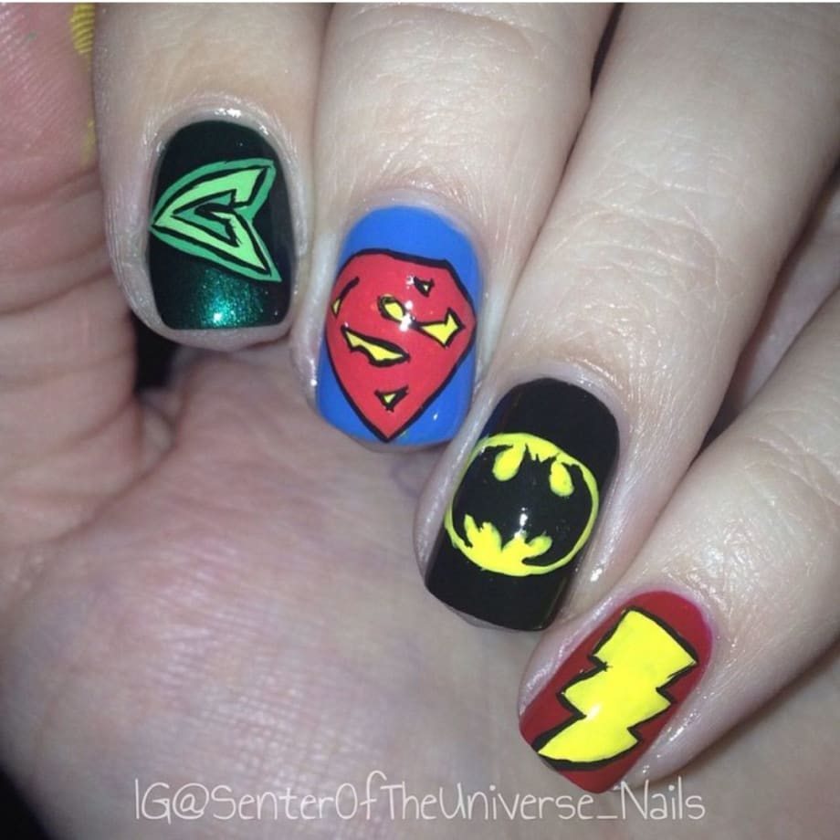 Comic-Con Nails: Comic Book Nail Art for Heroes and Villains