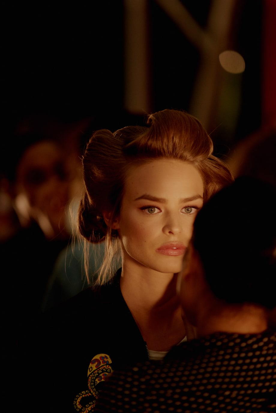 NYFW: Bouncy Blowouts and Chic Chignons by James Pecis for Brandon Maxwell and Oribe