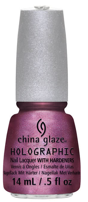 New China Glaze Hologlam Creates 3-D "Traveling" Effect on Nails