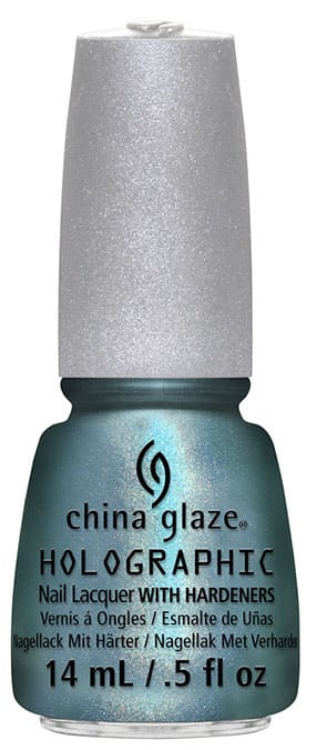 New China Glaze Hologlam Creates 3-D "Traveling" Effect on Nails