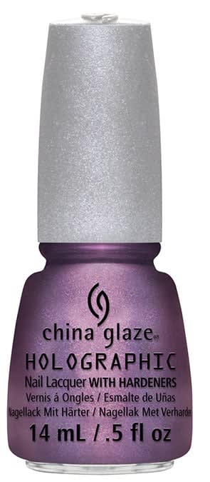 New China Glaze Hologlam Creates 3-D "Traveling" Effect on Nails
