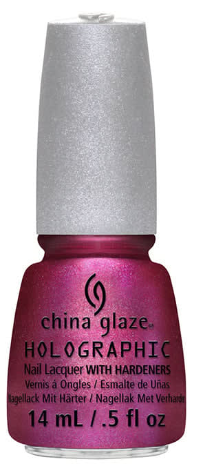 New China Glaze Hologlam Creates 3-D "Traveling" Effect on Nails