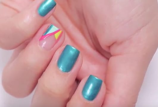 CGNailArt: Abstract Maze Nails