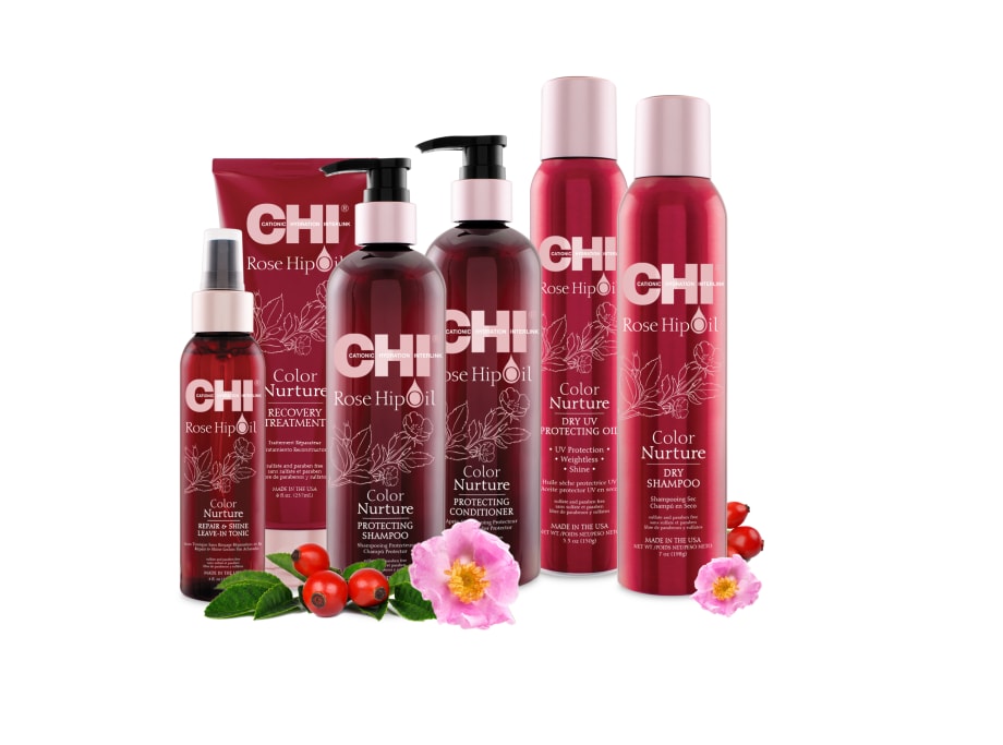 Farouk Systems Presents the CHI Rose Hip Oil Color Nurture Line