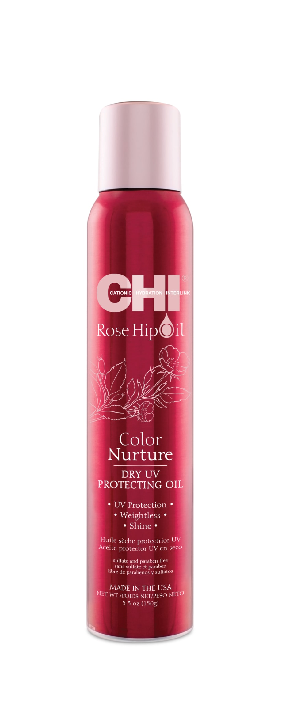 Farouk Systems Presents the CHI Rose Hip Oil Color Nurture Line