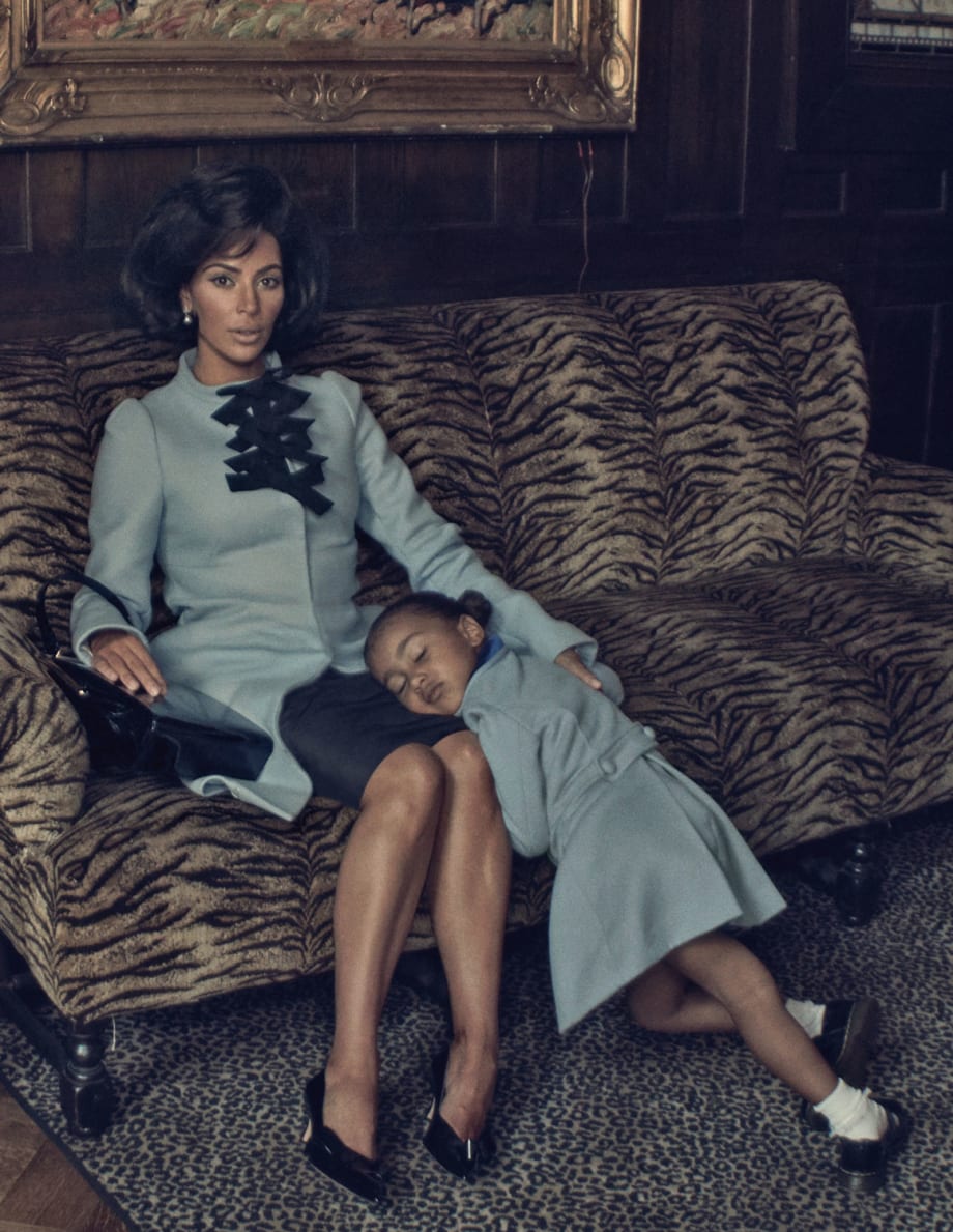 WIGGING OUT: Garren Styles Kim Kardashian-West for Cover of Interview Magazine