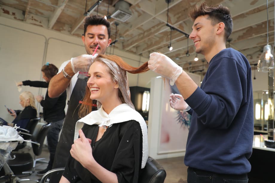 8-Hour Transformation: Red to Blonde (with Formula)