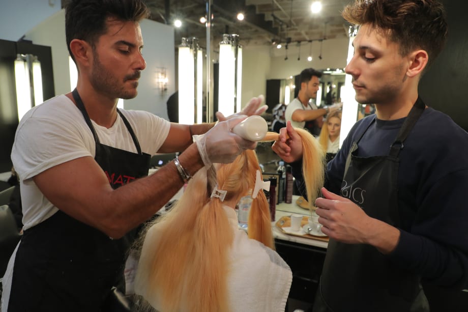 8-Hour Transformation: Red to Blonde (with Formula)