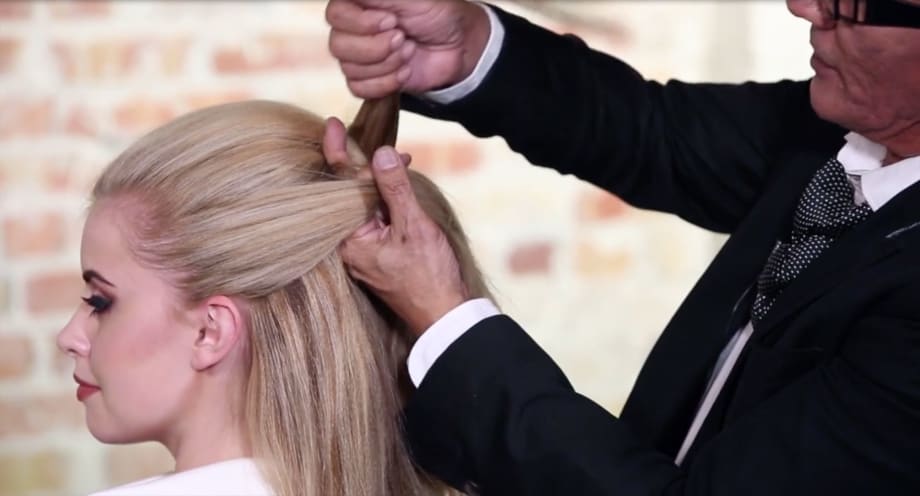 How-To: Crossover Loop Ponytail from Sam Villa