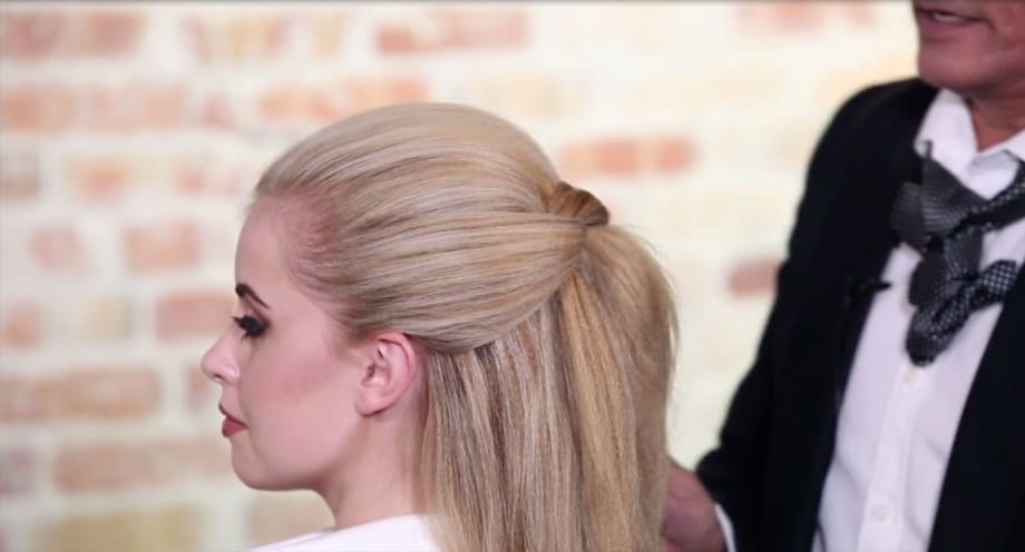 How-To: Crossover Loop Ponytail from Sam Villa