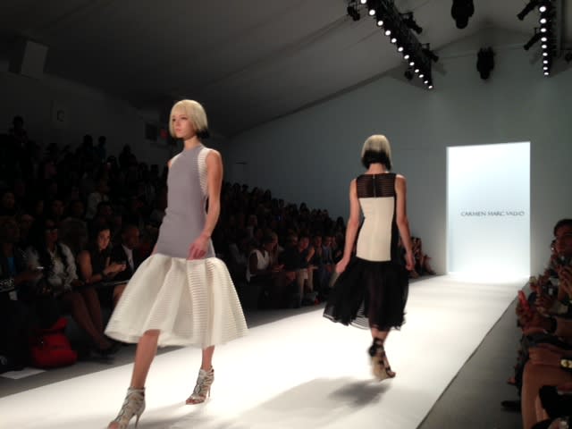 FASHION WEEK: Beauty at Carmen Marc Valvo SS2014