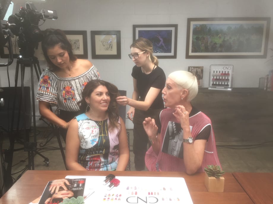 Behind the Scenes at the CND Luxe Loft