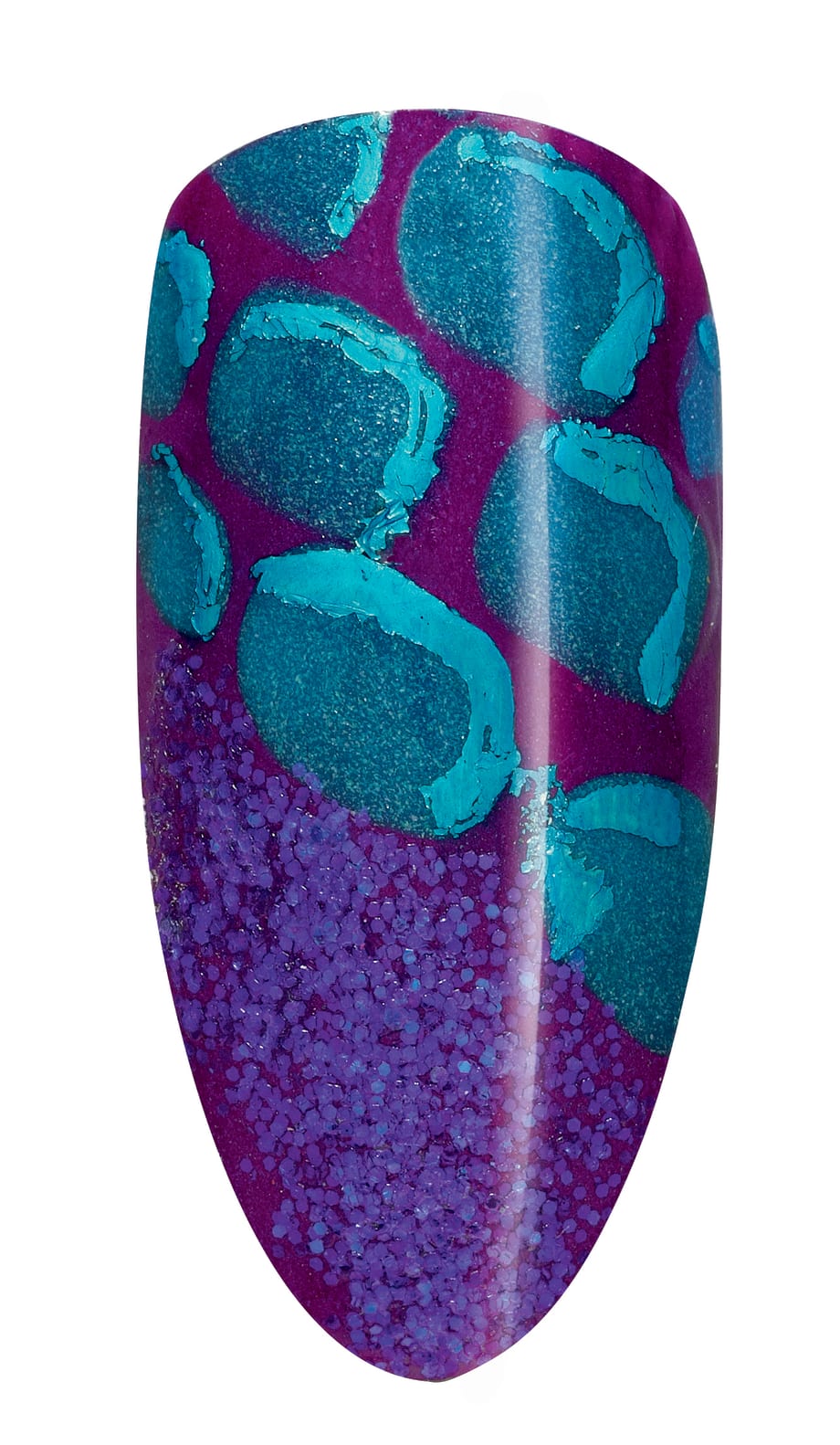 CND Paradise Nail Design: Dragon Fruit