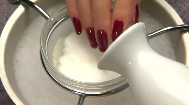 Warm Cherry Almond SpaManicure by CND