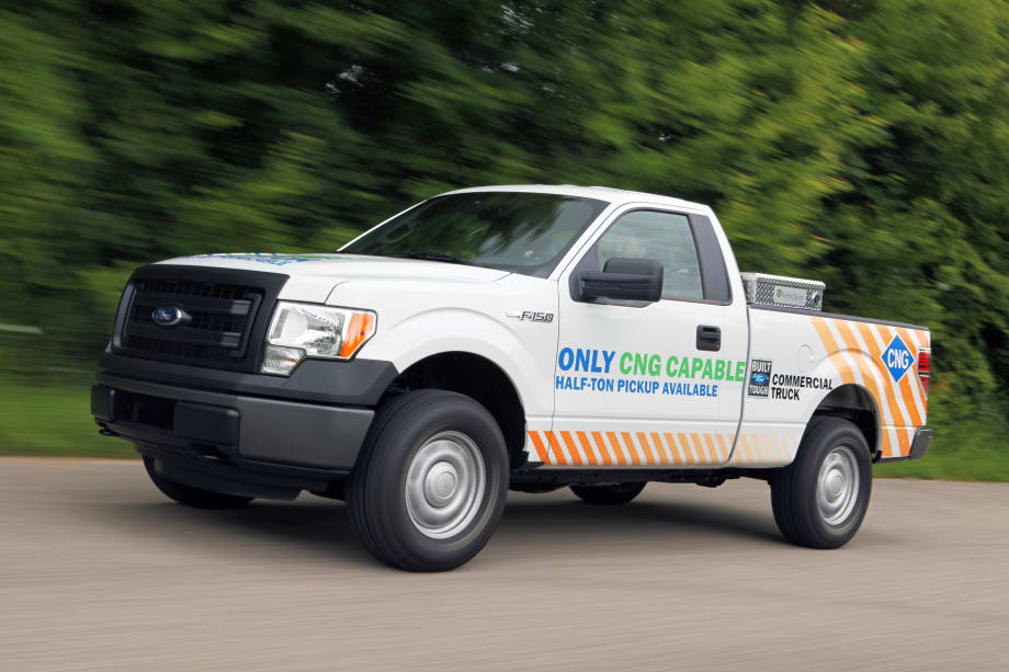 Ford F-150 Prepped to Run on CNG or LPG