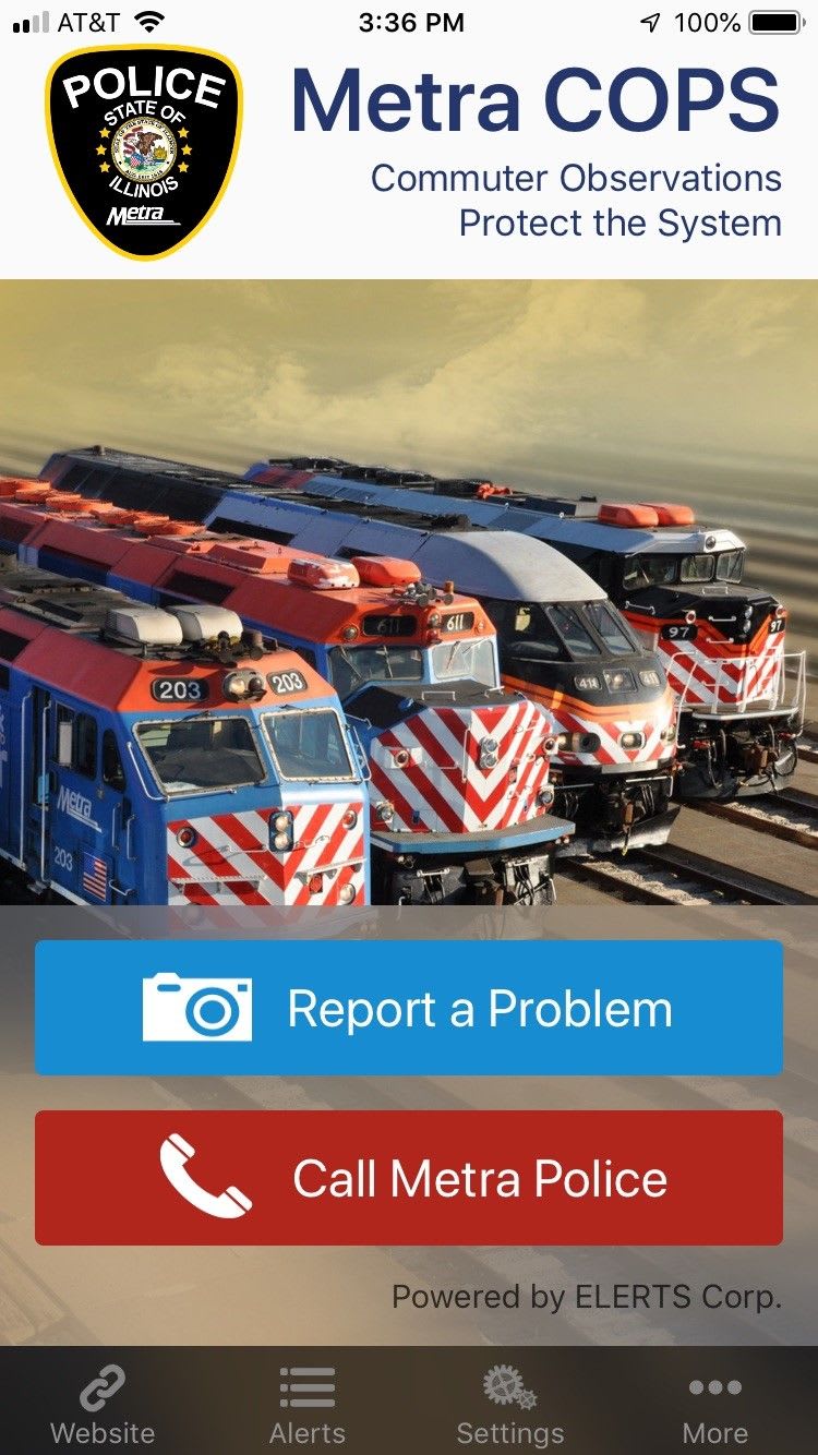 Metra launches 'COPS' safety mobile app