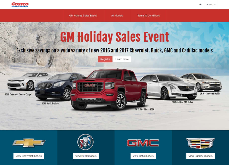 GM, Costco Team Up on Holiday Sales Event