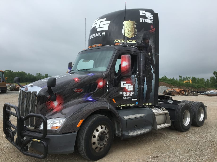 Carrier Supports Police with Special Wrapped Truck