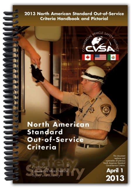 CVSA Offers 2013 Out-of-Service Criteria Handbook