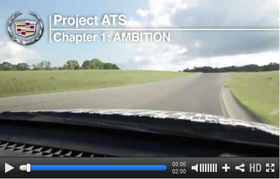 VIDEO: GM Shows Preview of Cadillac ATS