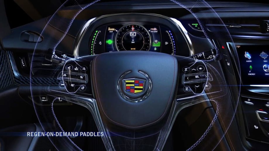 Cadillac ELR Paddle Shifters Give Driver Control Over Regenerative Braking