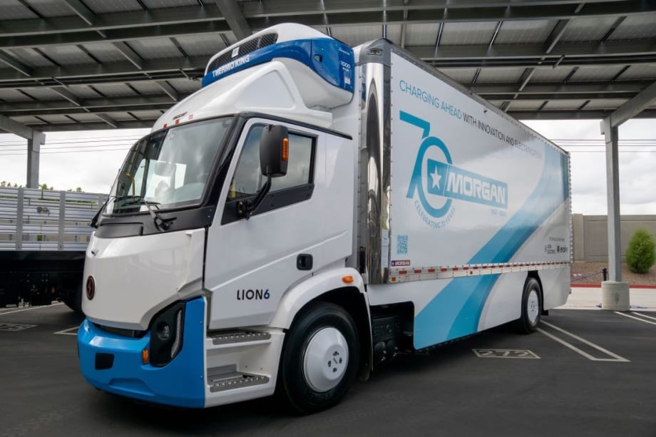 California Clean Truck Program demo vehicle.