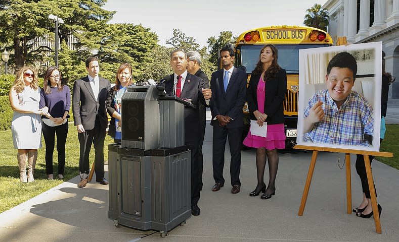 California Child Check Alarm Bill Advances