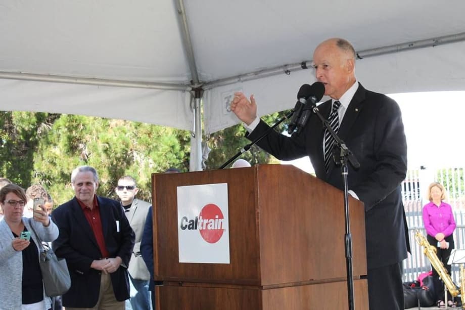 Caltrain hosts groundbreaking for electrification project