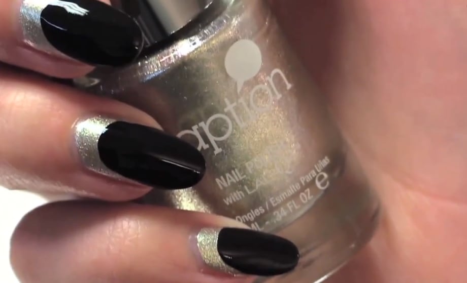 Lunar Eclipse Design with Caption Nail Polish