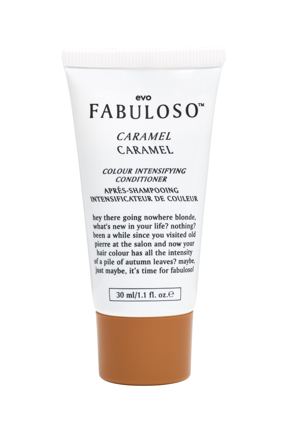 Evo Presents Fabuloso Color Intensifying Conditioner in 30mL Trial-Sized Tubes