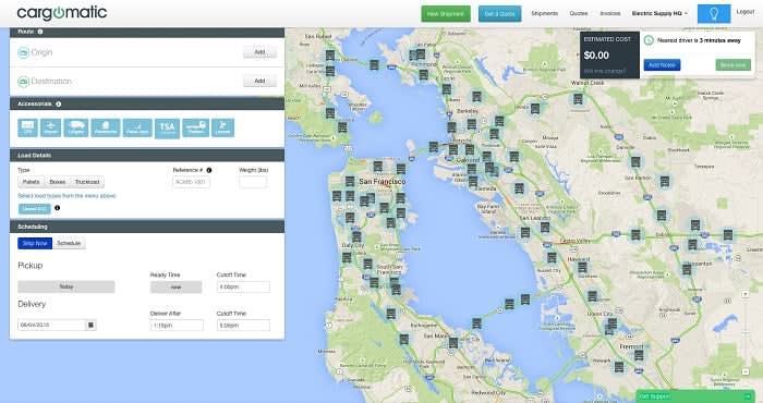 Cargomatic Expands Freight Matching Service to San Francisco
