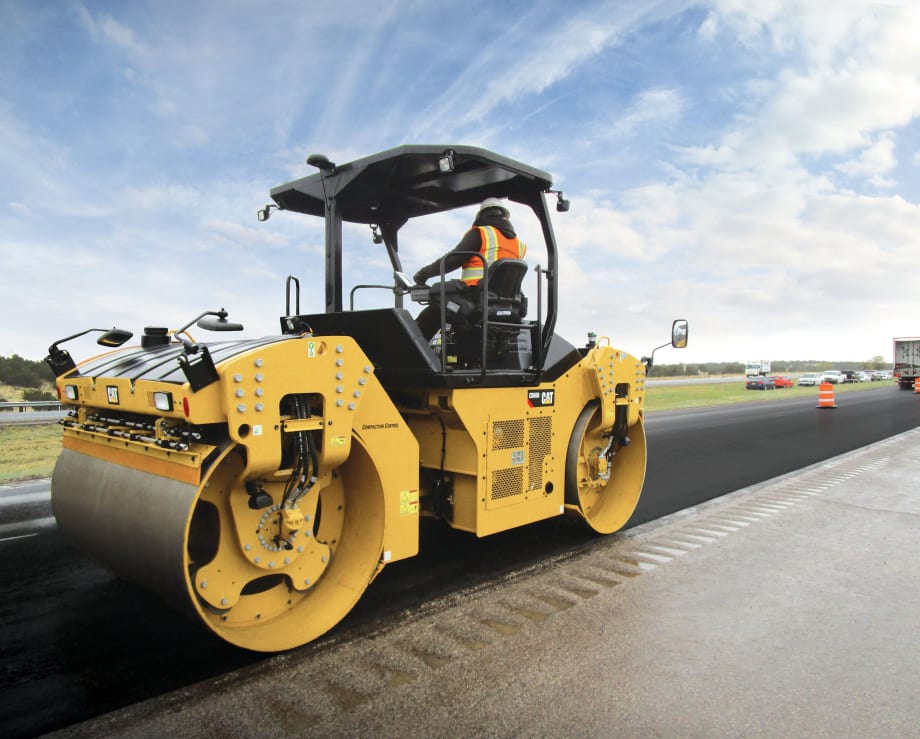 Caterpillar Rolls Toward Smarter Asphalt Compaction