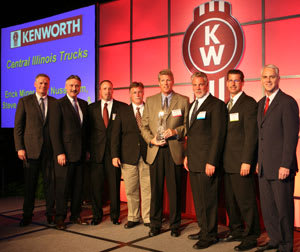 Central Illinois Trucks Wins Kenworth Customer Support Dealer of the Year Award