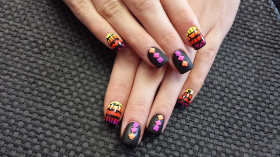 Music Festival Nail Art