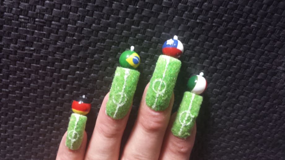 World Cup 2014 Nail Art