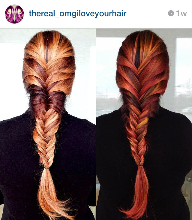 Chameleon Color: Fashion Colors Fade to Natural Color Melt for Two Looks in One
