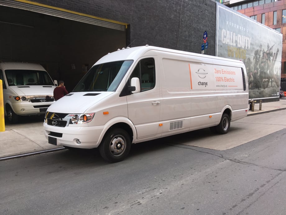 Chanje Electric Vans Unveiled