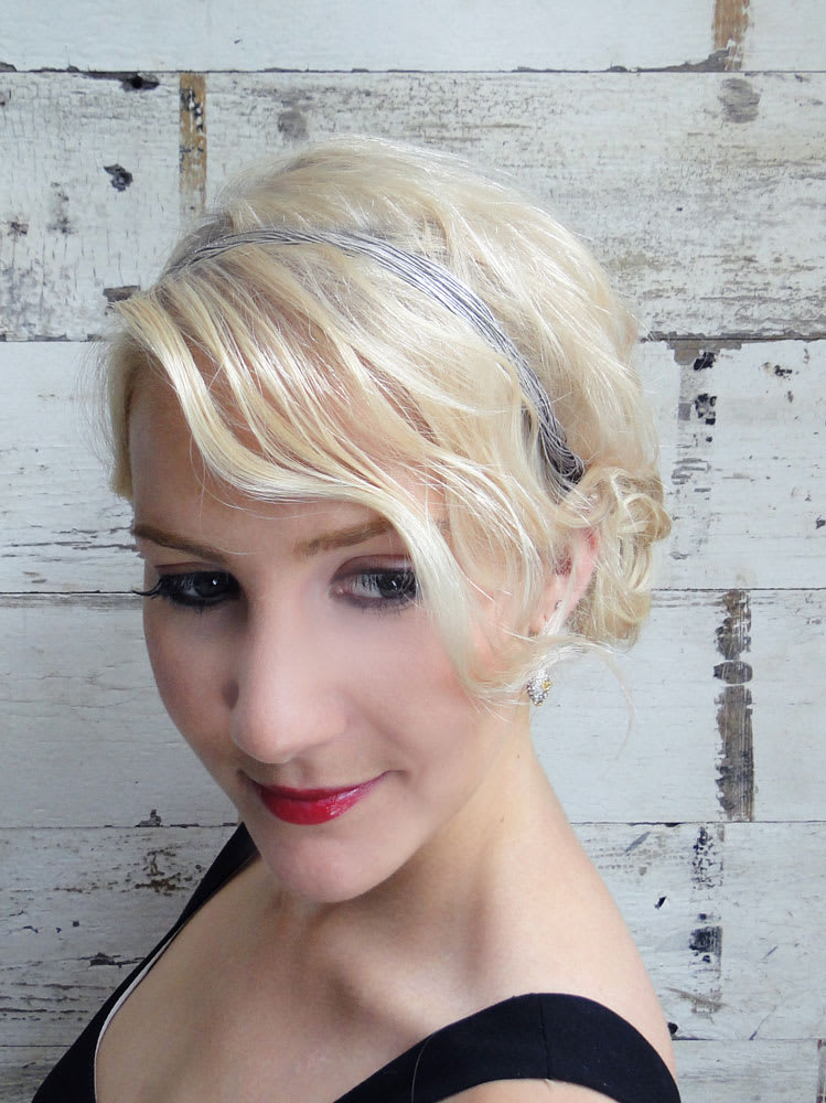 HOW-TO: Charlize Theron Inspired Headband-Embellished Updo