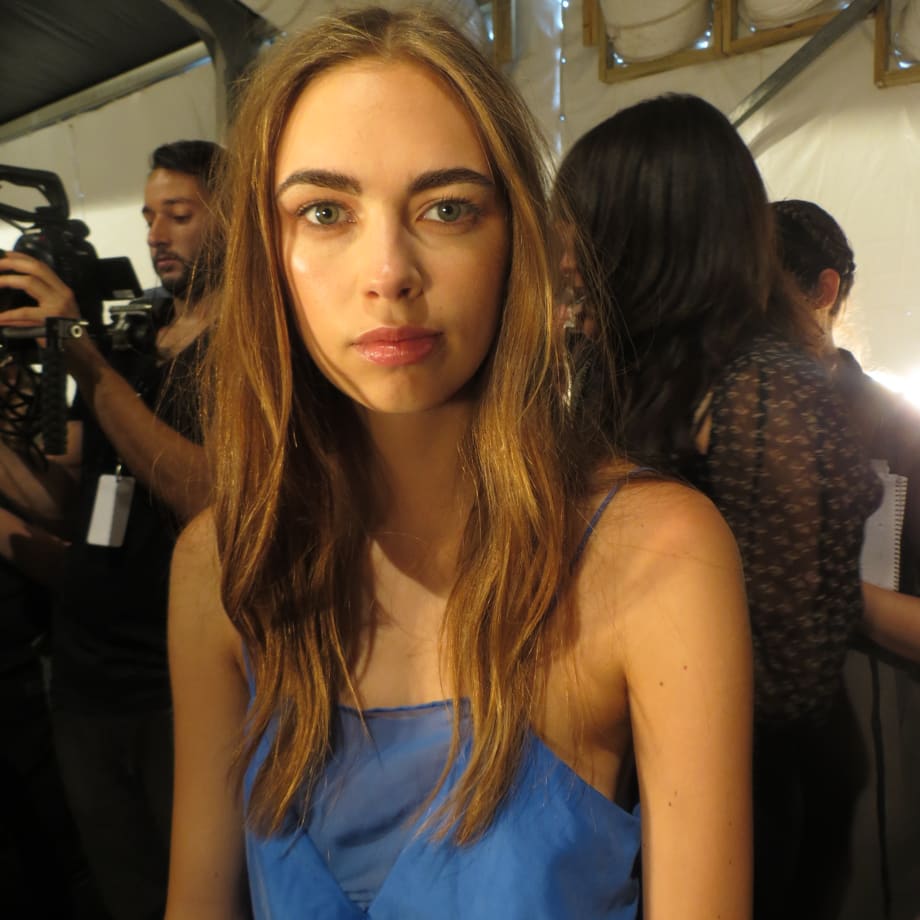 NYFW: Shimmering Makeup and Nude Nails at Charlotte Ronson