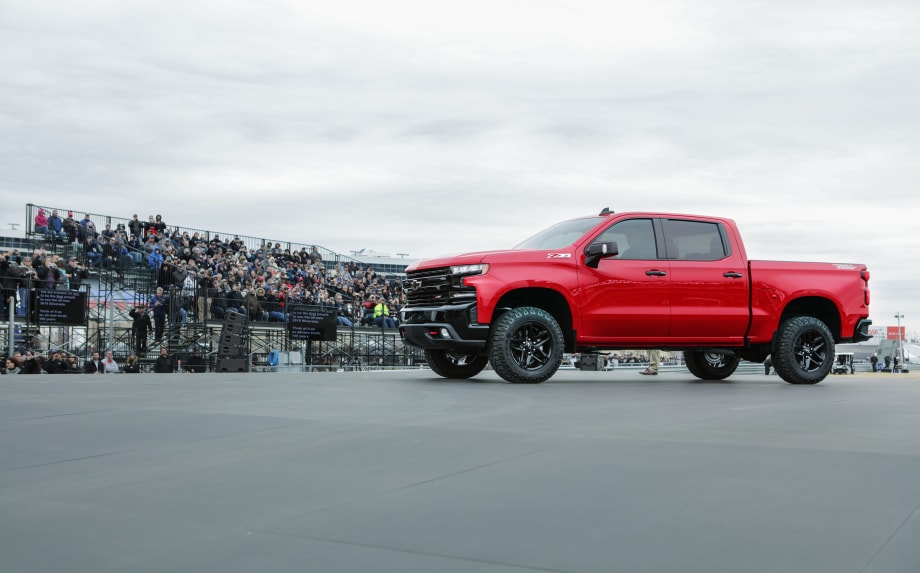 2019 Silverado Airlifted Into Texas Speedway