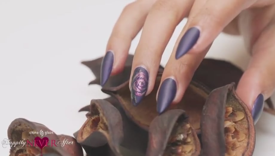 Dressed to Kill Nail Art with China Glaze's Happily Never After Collection