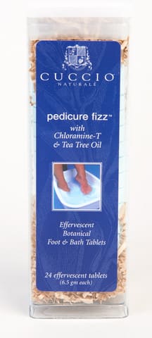Cuccio Naturale Pedicure Fizz Tablets With Chloramine-T & Tea Tree Oil