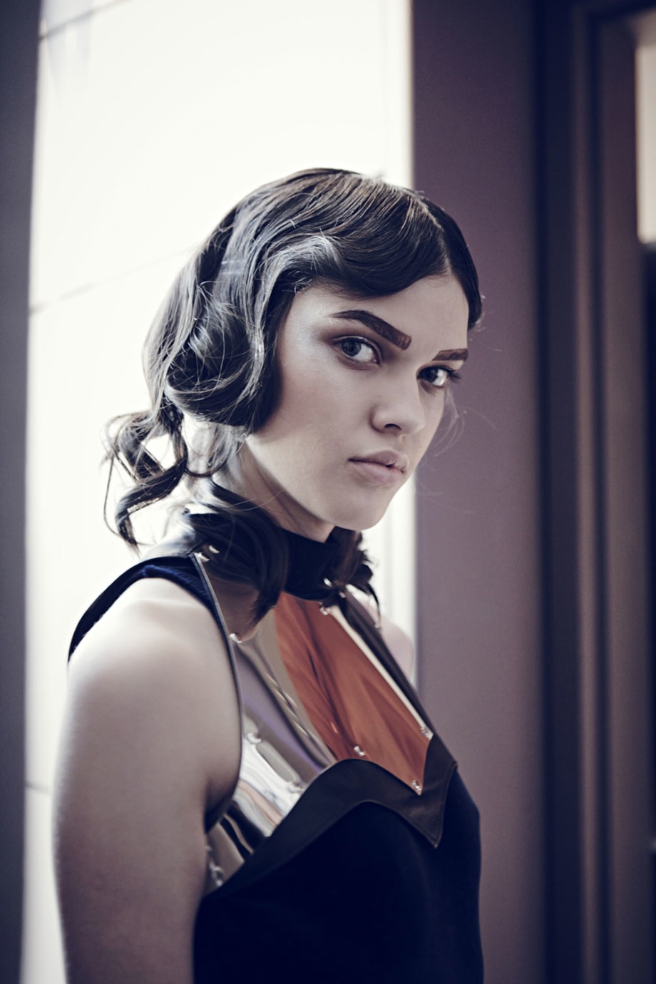 HOW-TO: Edgy Finger Waves at Chromat Fall 2014 Collection