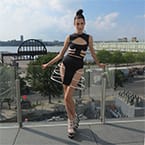 NYFW: Chuck Amos' Braids and Buns at Chromat