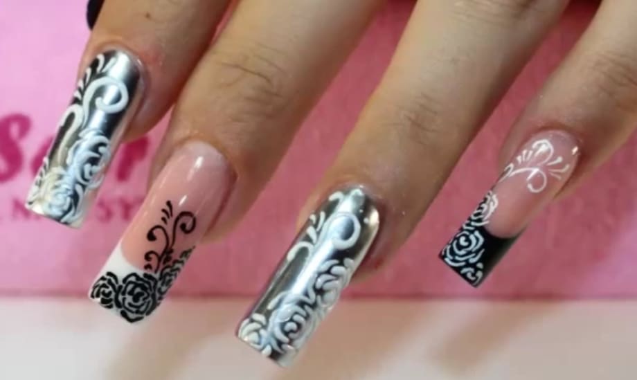 Chrome Mirror and 3-D Gel by Mia Secret