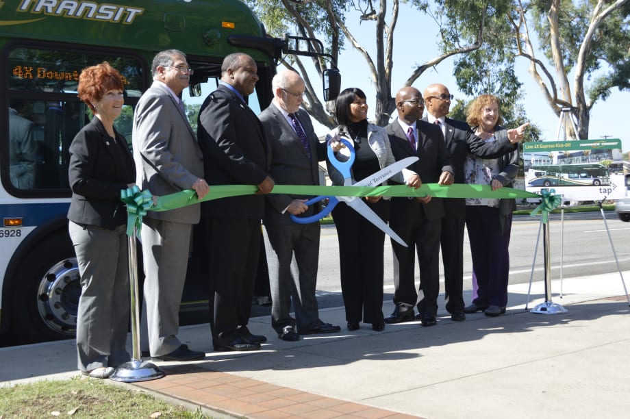 Torrance Transit celebrates Line 4X expansion