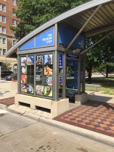 Cleveland RTA brands 2 HealthLine BRT stops