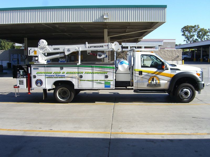 City of Santa Ana Adds Propane Autogas Ford F-550 Trucks