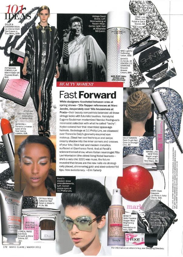 Silver Sparkles Complement Futuristic Fashion Trends
